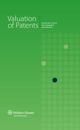 Wurzer / Reinhardt / Grünewald | Valuation of Patents | Buch | 978-90-411-2723-5 | sack.de