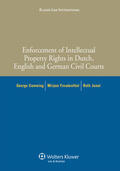 Cumming / Freudenthal |  Enforcement of Intellectual Property Rights in Dutch, English and German Civil Procedure | Buch |  Sack Fachmedien