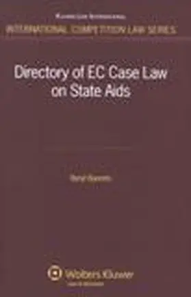 Barents |  Directory of EC Case Law on State Aids | Buch |  Sack Fachmedien