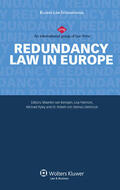 Kempen / Patmore |  Redundancy Law in Europe | Buch |  Sack Fachmedien