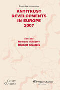 Subiotto / Snelders |  Antitrust Developments in Europe: 2007 | Buch |  Sack Fachmedien