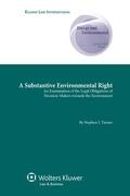 Turner |  A Substantive Environmental Right | Buch |  Sack Fachmedien