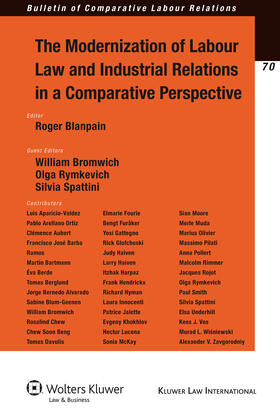 Blanpain / Bromwich | The Modernization of Labour Law and Industrial Relations in a Comparative Perspective | Buch | 978-90-411-2865-2 | sack.de