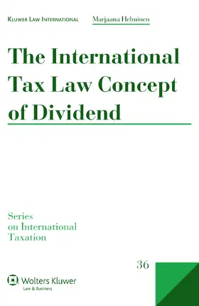 Helminen |  The International Tax Law Concept of Dividend | Buch |  Sack Fachmedien