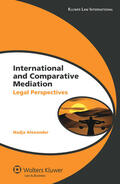 Alexander |  International and Comparative Mediation: Legal Perspectives | Buch |  Sack Fachmedien