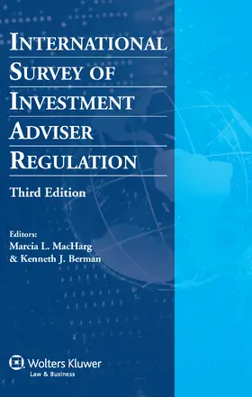 Macharg / Berman |  International Survey of Investment Adviser Regulation | Buch |  Sack Fachmedien