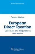 Weber |  European Direct Taxation | Buch |  Sack Fachmedien
