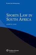 Louw |  Sports Law in South Africa | Buch |  Sack Fachmedien