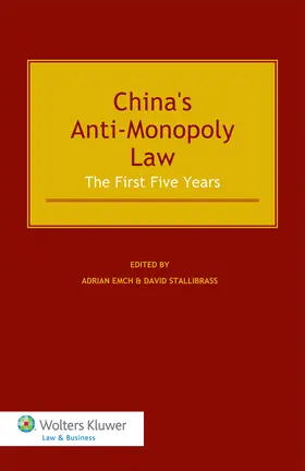 China's Anti-Monopoly Law: The First Five Years | Buch | 978-90-411-4121-7 | www.sack.de