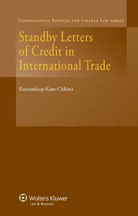 Cchina / Chhina |  Standby Letters of Credit in International Trade | Buch |  Sack Fachmedien