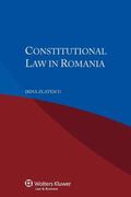 Zlatescu |  Constitutional Law in Romania | Buch |  Sack Fachmedien