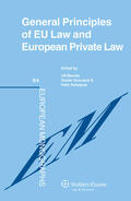 Bernitz / Groussot |  General Principles of Eu Law and European Private Law | Buch |  Sack Fachmedien