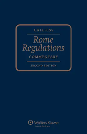 Dinwoodie |  Rome Regulations: Commentary | Buch |  Sack Fachmedien