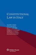Onida / Balboni / Cartabia |  Constitutional Law in Italy | Buch |  Sack Fachmedien
