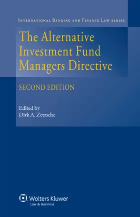 Zetzsche |  The Alternative Investment Fund Managers Directive | Buch |  Sack Fachmedien