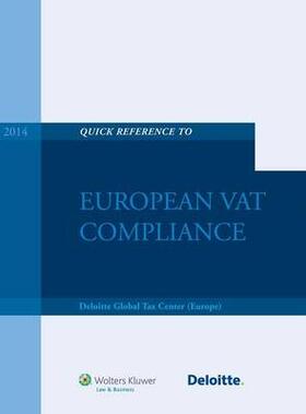  Quick Reference to European VAT Compliance | Buch |  Sack Fachmedien