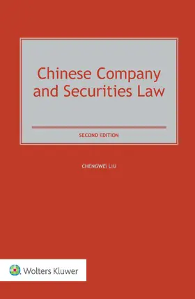 Chinese Company and Securities Law | Buch | 978-90-411-6058-4 | www.sack.de
