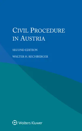 Rechberger |  Civil Procedure in Austria | Buch |  Sack Fachmedien