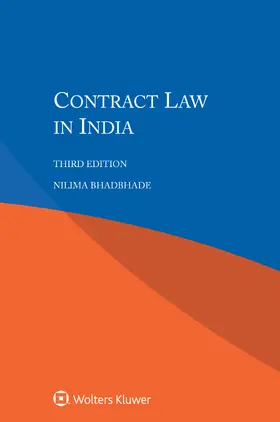 Bhadbhade |  Contract Law in India, Third Edition | Buch |  Sack Fachmedien