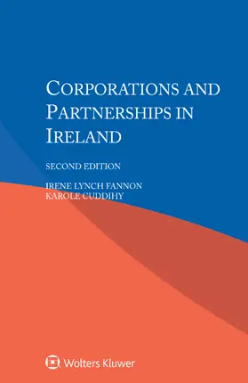 Fannon / Cuddihy |  Corporations and Partnerships in Ireland | Buch |  Sack Fachmedien