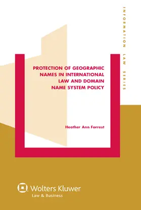 Forrest | PROTECTION OF GEOGRAPHIC NAMES | Buch | 978-90-411-8839-7 | www.sack.de