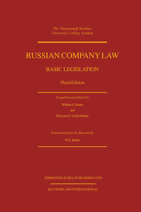 Butler | Russian Company Law, Basic Legislation, 3e | Buch | 978-90-411-8846-5 | sack.de