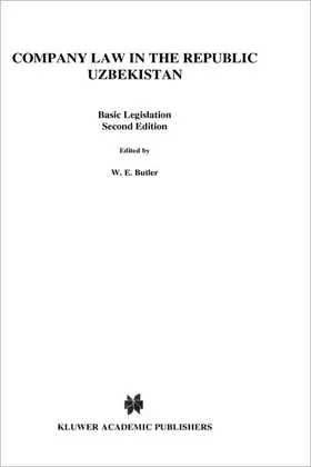 Butler |  Company Law in the Republic of Uzbekistan | Buch |  Sack Fachmedien