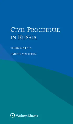 Maleshin | Civil Procedure in Russia | Buch | 978-90-411-9212-7 | www.sack.de