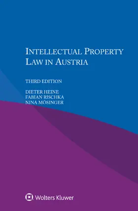 Heine / Rischka / Mosinger |  Intellectual Property Law in Austria | Buch |  Sack Fachmedien