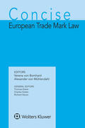 Bomhard / Mühlendahl |  Concise European Trade Mark Law | Buch |  Sack Fachmedien