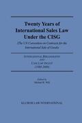 Will |  Twenty Years of International Sales Law Under the Cisg (the Un Convention on Contracts for the International Sale of Goods): International Bibliograph | Buch |  Sack Fachmedien