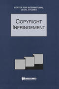 Campbell / Cotter |  Copyright Infringement: Comparative Law Yearbook of International Business | Buch |  Sack Fachmedien