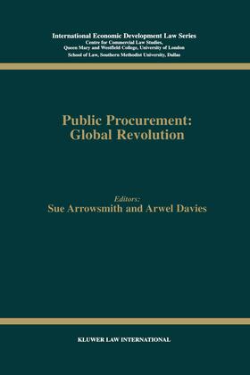 Arrowsmith / Davies | Public Procurement: Global Revolution: Global Revolution | Buch | sack.de