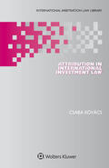 Kovacs |  Attribution in International Investment Law | Buch |  Sack Fachmedien