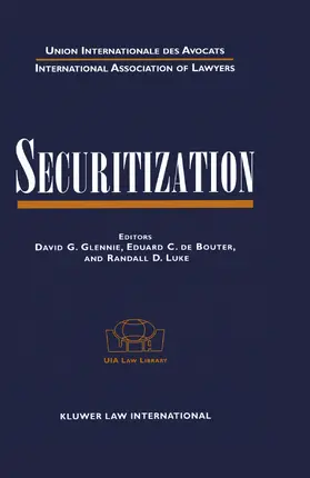 Glennie / De Bouter / Luke | Securitization | Buch | 978-90-411-9687-3 | www.sack.de