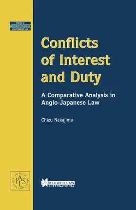 Nakajima | Conflicts of Interest and Duty, a Comparative Analysis in Anglo-J | Buch | 978-90-411-9698-9 | sack.de