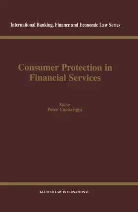 Cartwright |  Consumer Protection in Financial Services: | Buch |  Sack Fachmedien