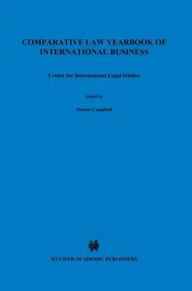 Campbell |  Comparative Law Yearbook of International Business: Center for International Legal Studies | Buch |  Sack Fachmedien
