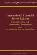 Arner |  International Financial Sector Reform: Standard Setting and Infrastructure Development | Buch |  Sack Fachmedien