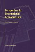 Qureshi |  Perspectives in International Economic Law | Buch |  Sack Fachmedien