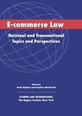 Snijders / Weatherill |  E-Commerce: National and Transnational Topics and Perspectives | Buch |  Sack Fachmedien
