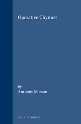 Morson |  Operative Chymist | Buch |  Sack Fachmedien