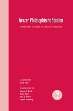  Grazer Philosophische Studien. Band 78 | Buch |  Sack Fachmedien