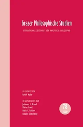  Grazer Philosophische Studien. Band 78 | Buch |  Sack Fachmedien