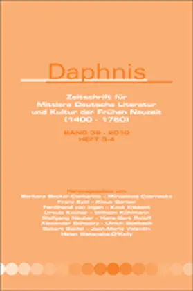 Becker-Cantarino |  Daphnis | Buch |  Sack Fachmedien