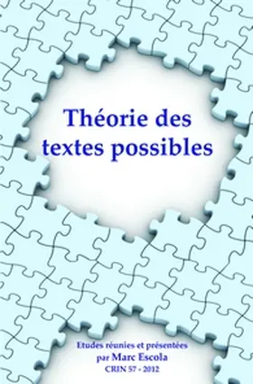  Théorie des textes possibles | Buch |  Sack Fachmedien