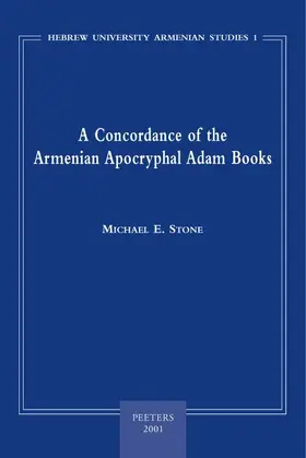 Stone |  A Concordance of the Armenian Apocryphal Adam Books | Buch |  Sack Fachmedien
