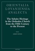 Patrich |  The Sabaite Heritage in the Orthodox Church from the Fifth Century to the Present | Buch |  Sack Fachmedien