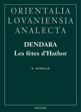 Cauville |  Dendara. Les Fetes d'Hathor | Buch |  Sack Fachmedien