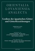 Leitz |  Lexikon Der Agyptischen Gotter Und Gotterbezeichnungen: Band I | Buch |  Sack Fachmedien